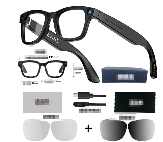 AI Camera Smart Glasses – HD Video, Translation & Voice Calls