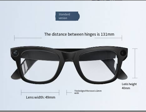 AI Camera Smart Glasses – HD Video, Translation & Voice Calls