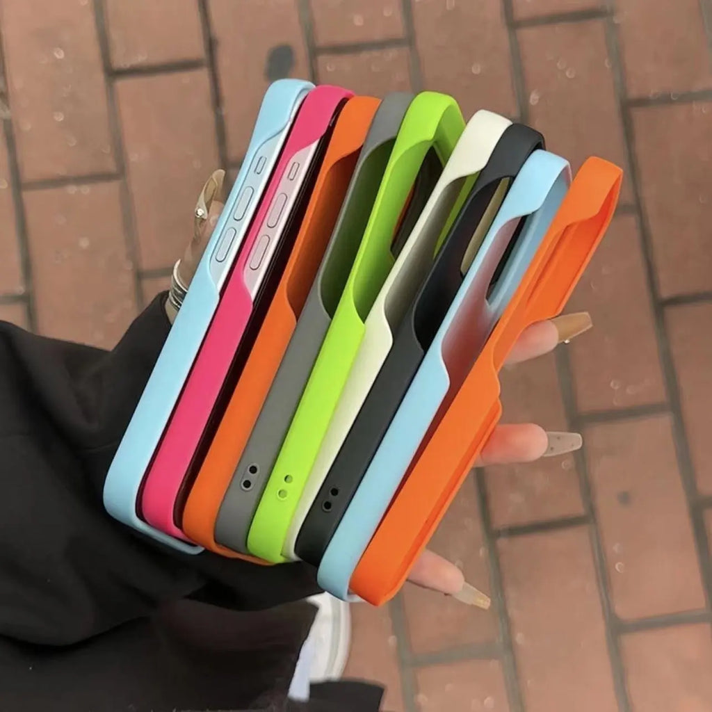 Half-Pack Silicone iPhone Case – Shock-Absorbent