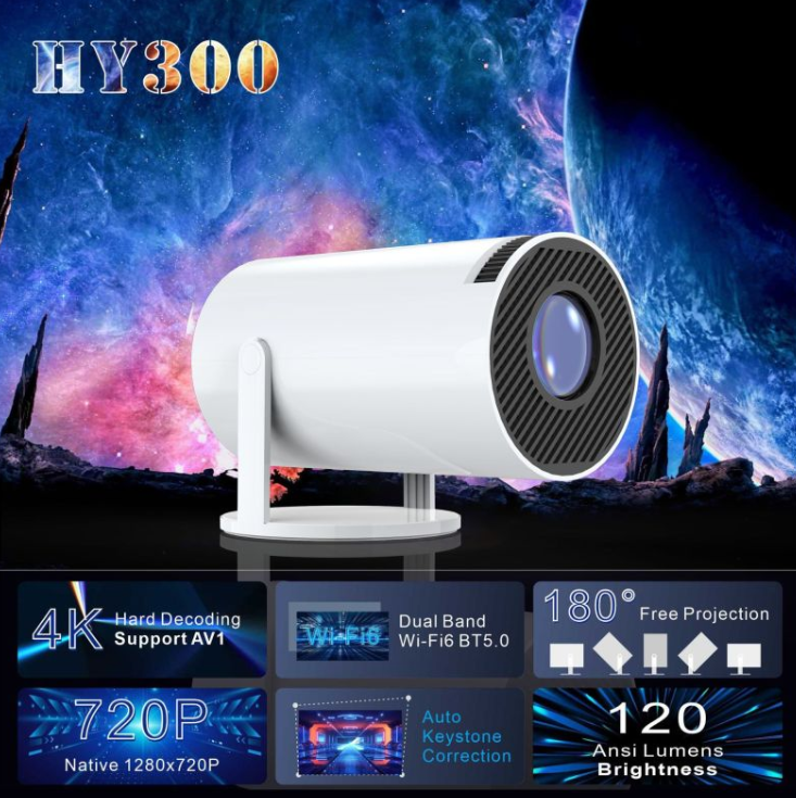 Portable Mini Projector for Movies & Games