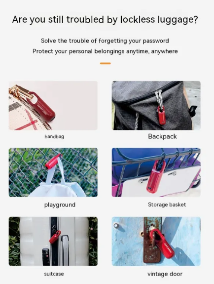 Fingerprint Lock USB Charging Bag