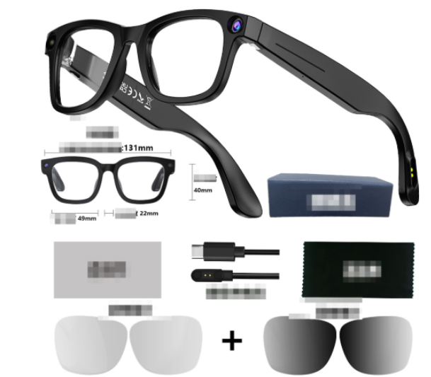 AI Camera Smart Glasses – HD Video, Translation & Voice Calls