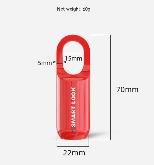 Fingerprint Lock USB Charging Bag
