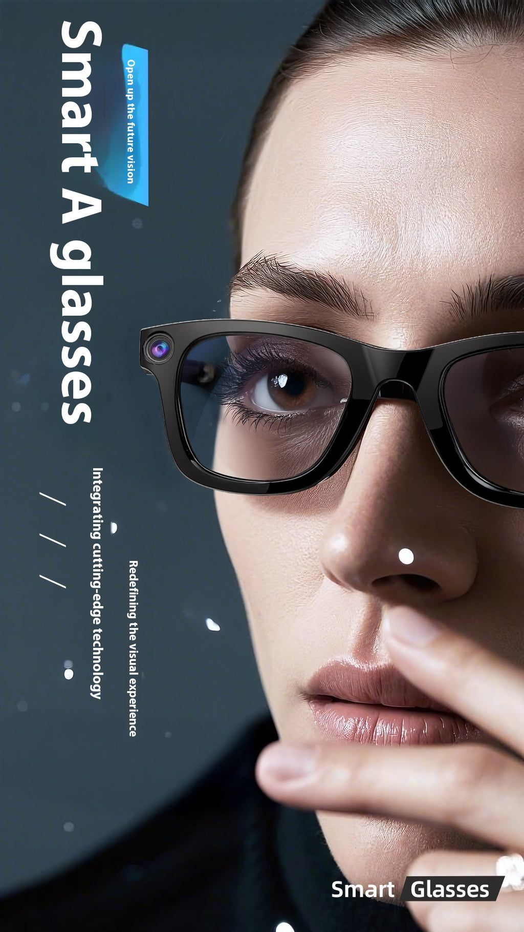 AI Camera Smart Glasses – HD Video, Translation & Voice Calls