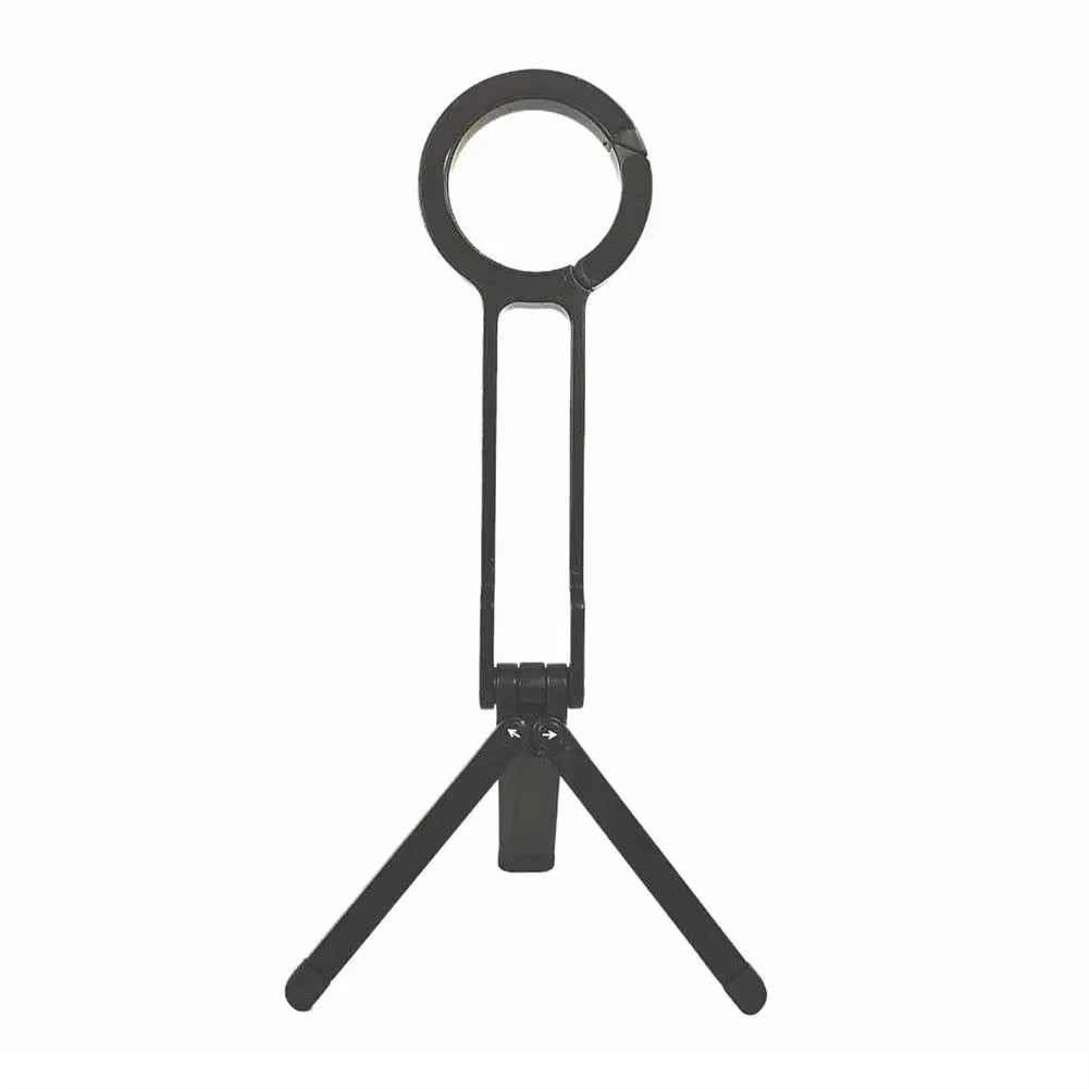 Foldable Phone Tripod Carabiner-Mounted For iPhone 17 16 15 Portable Dual-sided Magnetic Tripod Desk Mount Phone Handle Holder