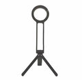 Foldable Phone Tripod Carabiner-Mounted For iPhone 17 16 15 Portable Dual-sided Magnetic Tripod Desk Mount Phone Handle Holder