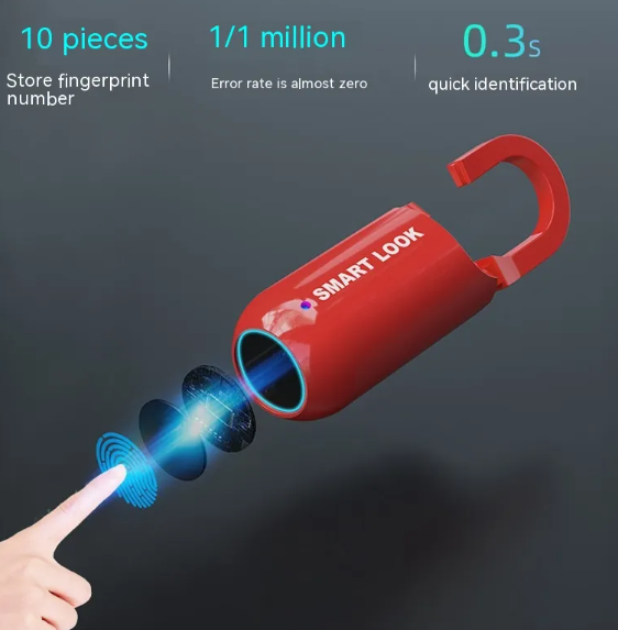Fingerprint Lock USB Charging Bag