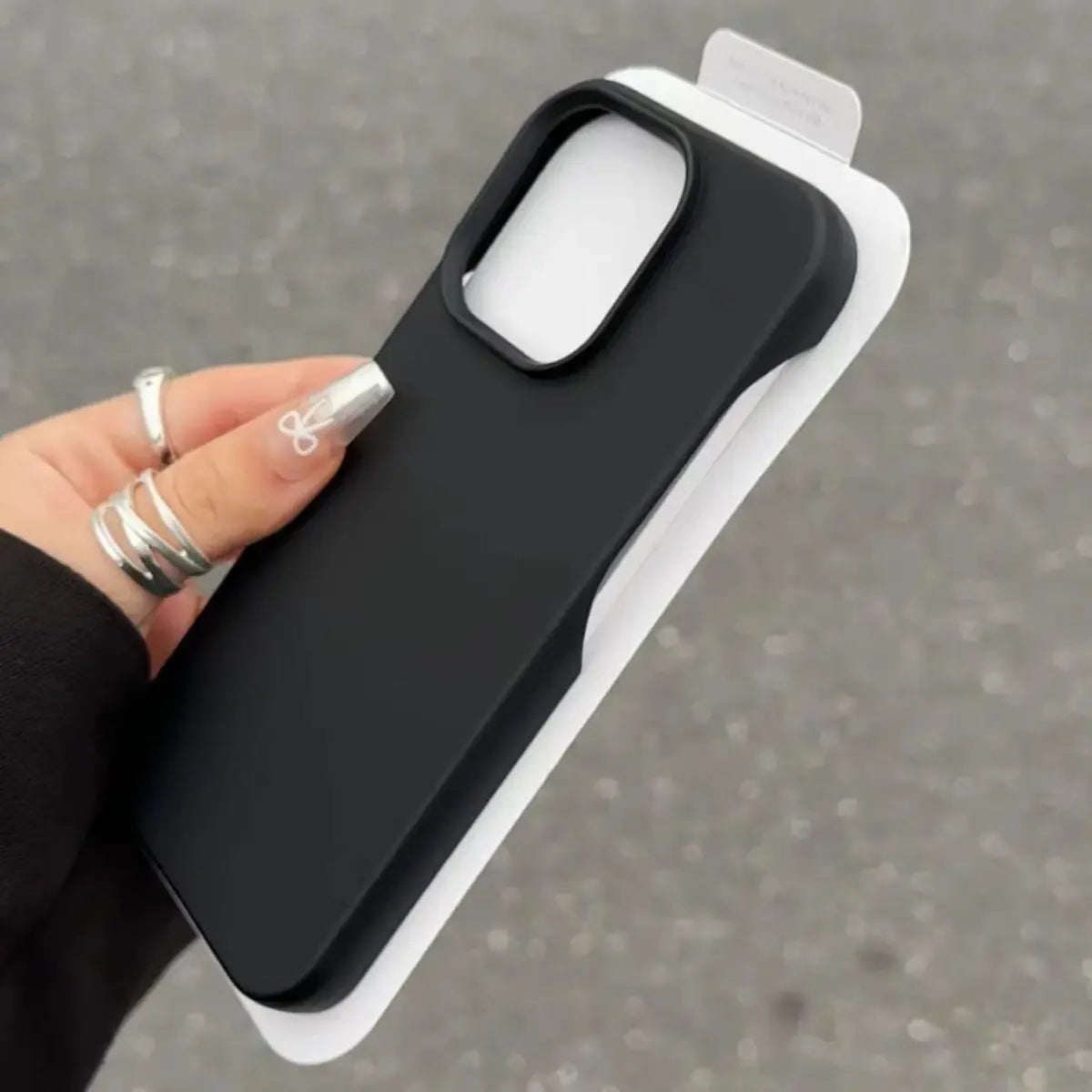 Half-Pack Silicone iPhone Case – Shock-Absorbent